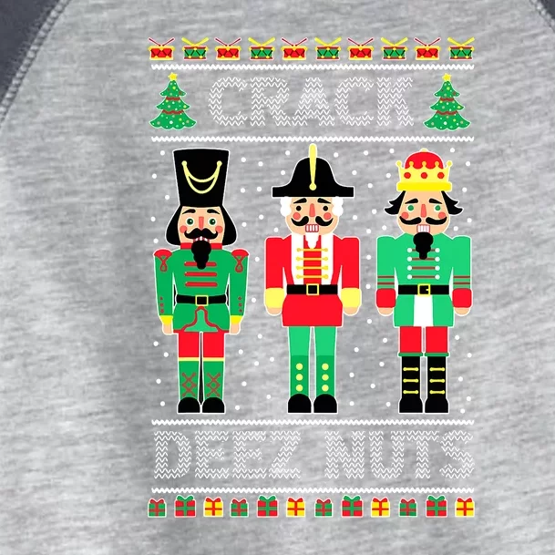 Deez Nuts Nutcracker Gifts Ugly Christmas Toddler Fine Jersey T-Shirt