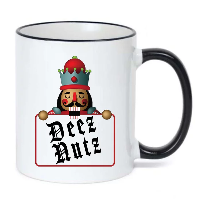 Deezs Nuts Nutcrackers Black Color Changing Mug