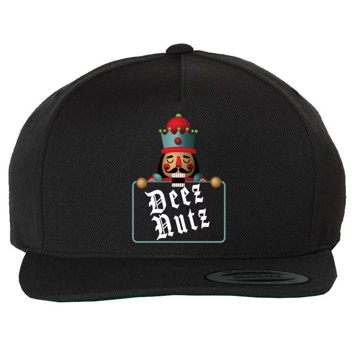 Deezs Nuts Nutcrackers Wool Snapback Cap