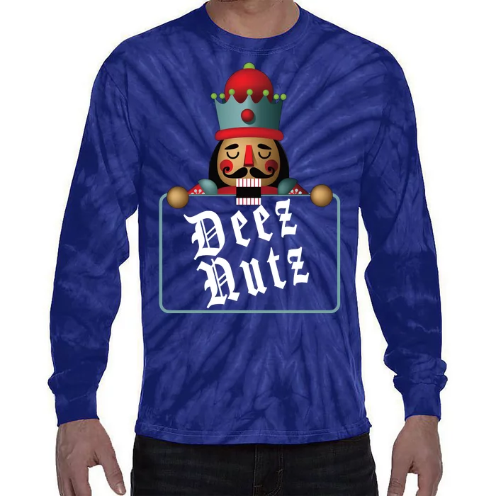 Deezs Nuts Nutcrackers Tie-Dye Long Sleeve Shirt