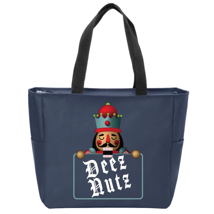 Deezs Nuts Nutcrackers Zip Tote Bag