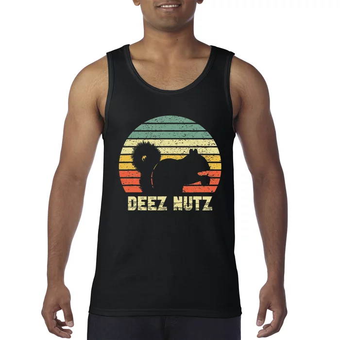 Deez Nuts Nutcracker Squirrel Deez Nutz Deezs Nut Tank Top