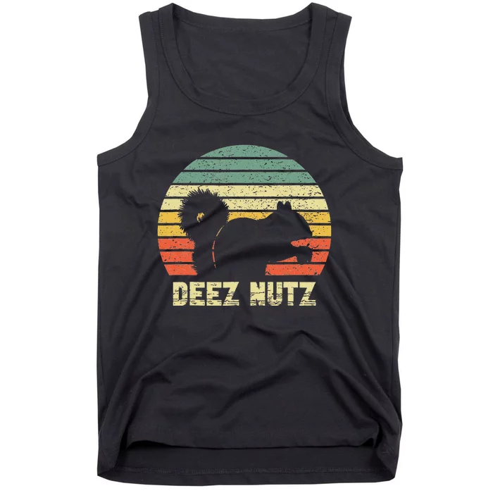 Deez Nuts Nutcracker Squirrel Deez Nutz Deezs Nut Tank Top