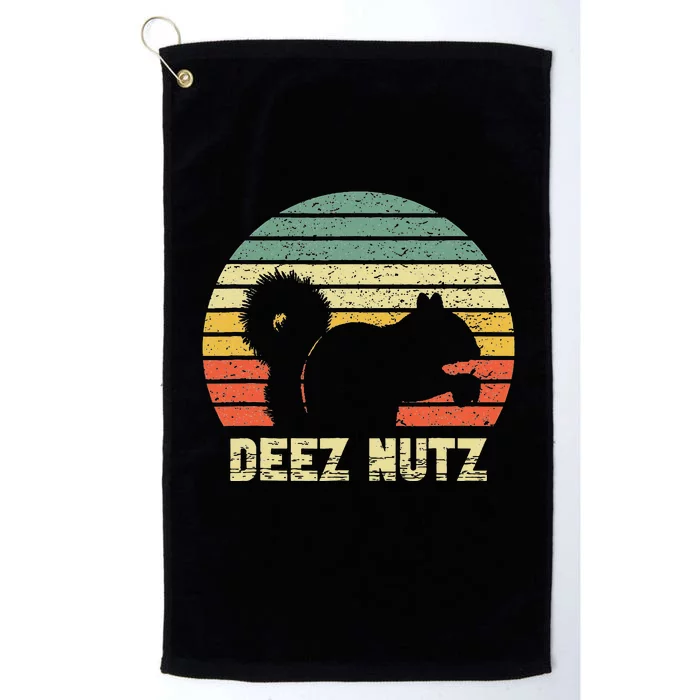 Deez Nuts Nutcracker Squirrel Deez Nutz Deezs Nut Platinum Collection Golf Towel