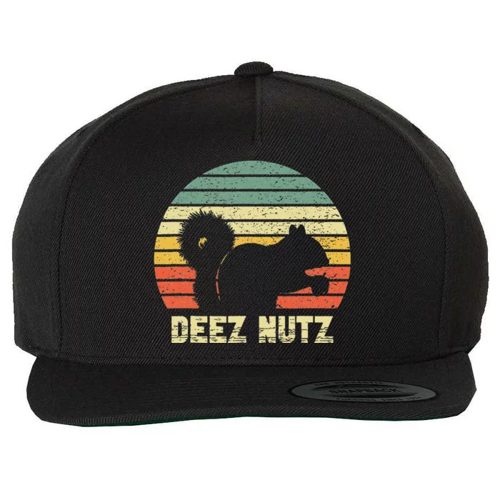 Deez Nuts Nutcracker Squirrel Deez Nutz Deezs Nut Wool Snapback Cap