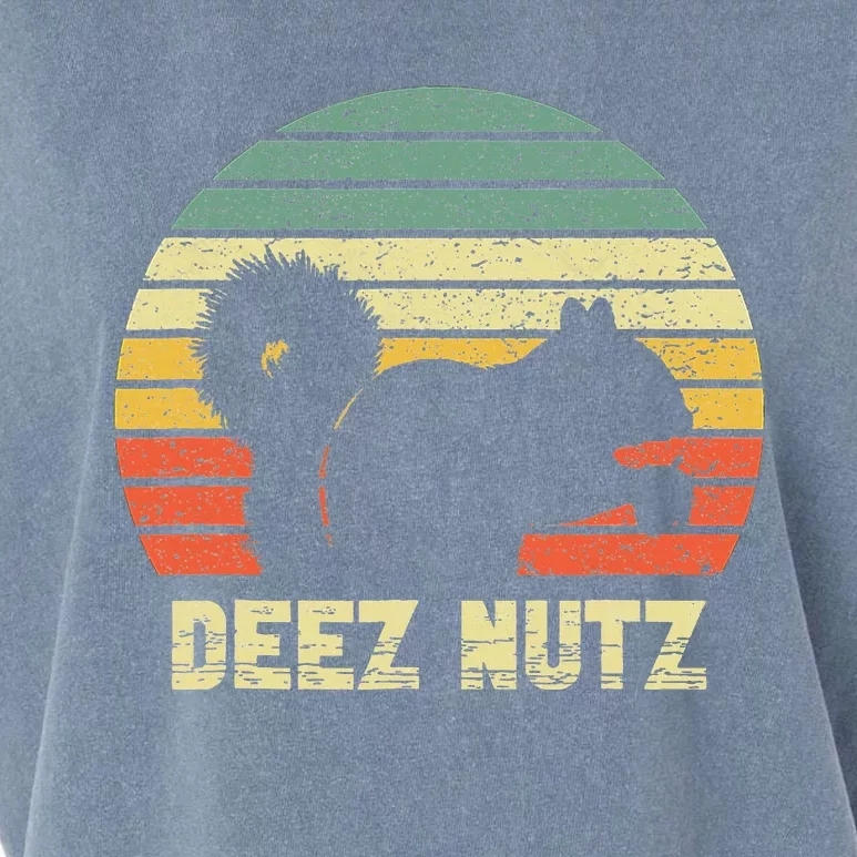 Deez Nuts Nutcracker Squirrel Deez Nutz Deezs Nut Garment-Dyed Women's Muscle Tee