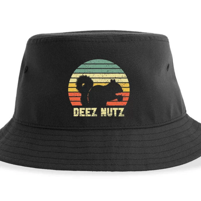 Deez Nuts Nutcracker Squirrel Deez Nutz Deezs Nut Funny Sustainable Bucket Hat