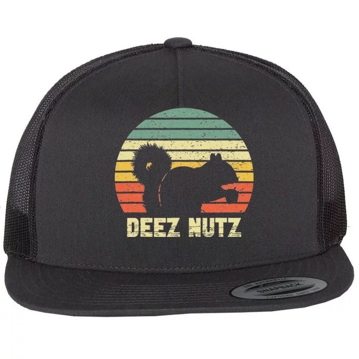 Deez Nuts Nutcracker Squirrel Deez Nutz Deezs Nut Funny Flat Bill Trucker Hat