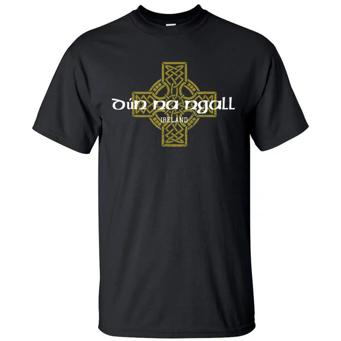 Dun Na Ngall Donegal Ireland Vintage Celtic Cross Tall T-Shirt