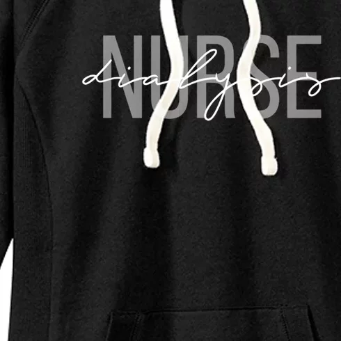 Dialysis Nurse Nephrology Nursing Gift Women's Fleece Hoodie