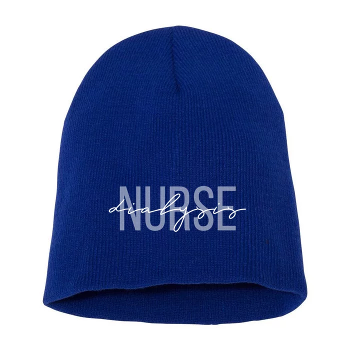 Dialysis Nurse Nephrology Nursing Gift Short Acrylic Beanie