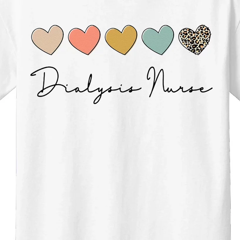 Dialysis Nurse Nephrology Technician Registered Nurse Kidney Kids T-Shirt