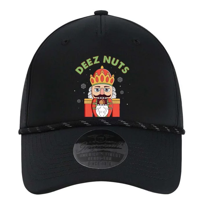 Deez Nuts Nutcracker Nut Funny Christmas Pjs Performance The Dyno Cap