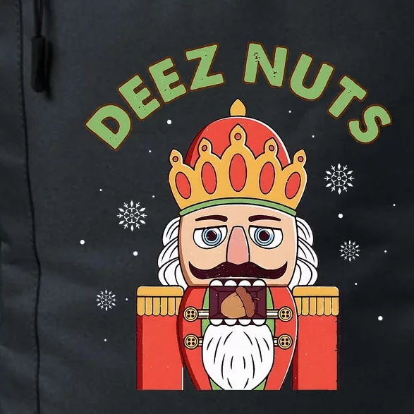 Deez Nuts Nutcracker Nut Funny Christmas Pjs Daily Commute Backpack