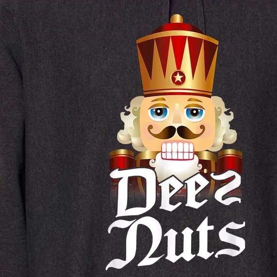 Deez Nuts Nutcracker Nut Funny Xmas Christmas Pajama Family Premium Hoodie