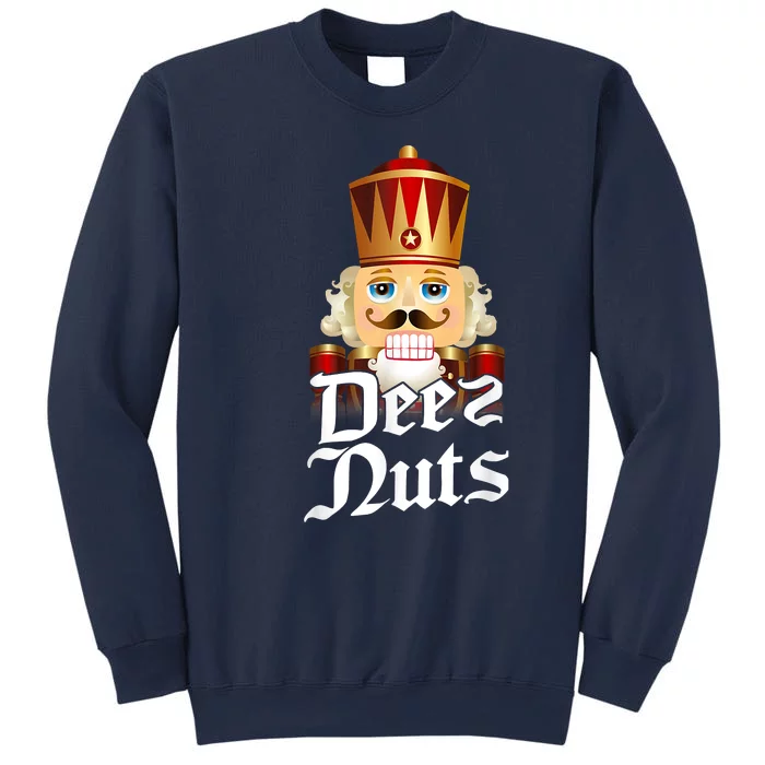 Deez Nuts Nutcracker Nut Funny Xmas Christmas Pajama Family Sweatshirt