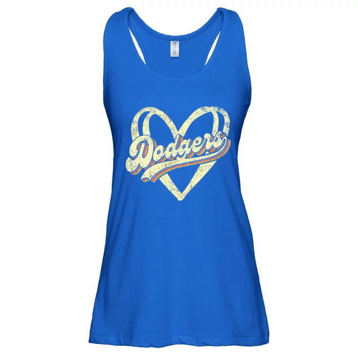 Dodgers Namefirst Name Ladies Essential Flowy Tank