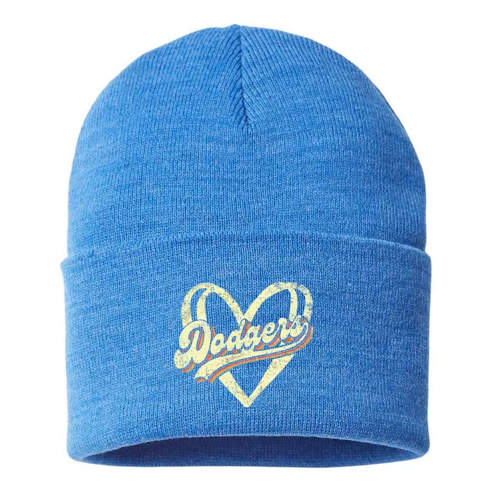 Dodgers Namefirst Name Sustainable Knit Beanie