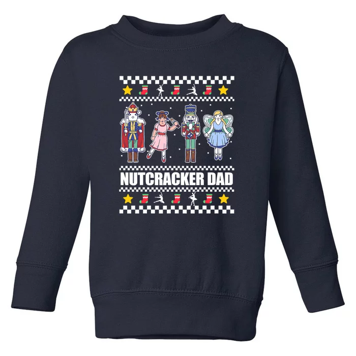 Deez Nuts Nutcracker Ugly Christmas Funny Meme Gift Toddler Sweatshirt