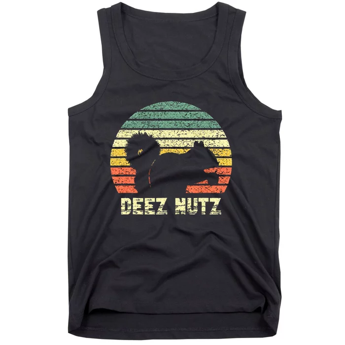 Deez Nuts Nutcracker Squirrel Deez Nutz Deezs Nut Funny Tank Top