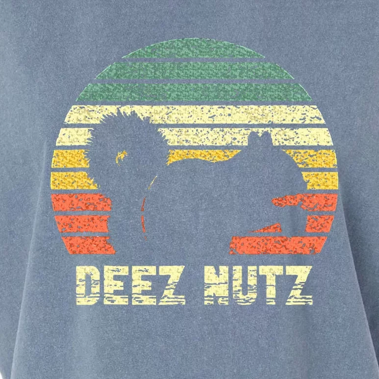 Deez Nuts Nutcracker Squirrel Deez Nutz Deezs Nut Funny Garment-Dyed Women's Muscle Tee