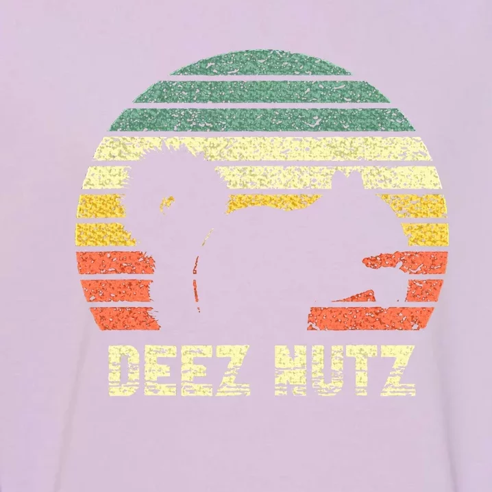 Deez Nuts Nutcracker Squirrel Deez Nutz Deezs Nut Funny Garment-Dyed Sweatshirt