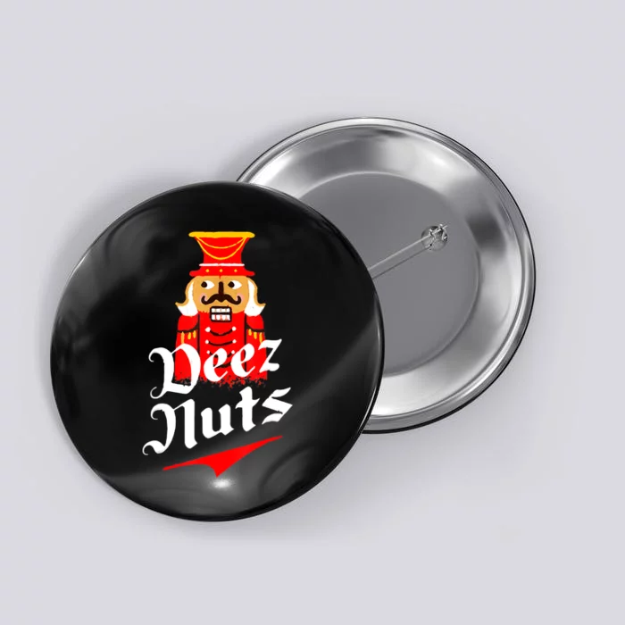 Deez Nuts Nutcracker Shirt Funny Ugly Christmas Sweater Button