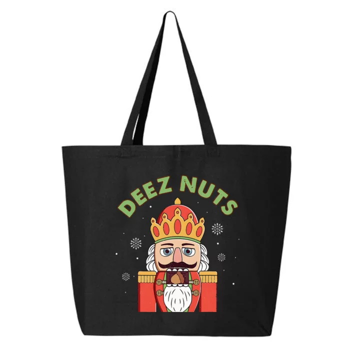 Deez Nuts Nutcracker Nut Wo Funny Christmas Pjs 25L Jumbo Tote