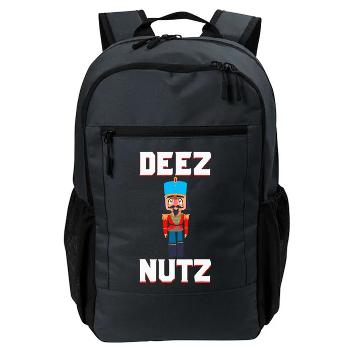 Deez Nutz Nutcracker Nuts Holiday Christmas Daily Commute Backpack