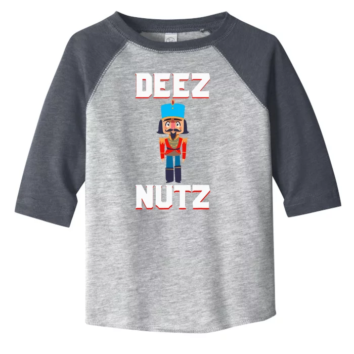 Deez Nutz Nutcracker Nuts Holiday Christmas Toddler Fine Jersey T-Shirt