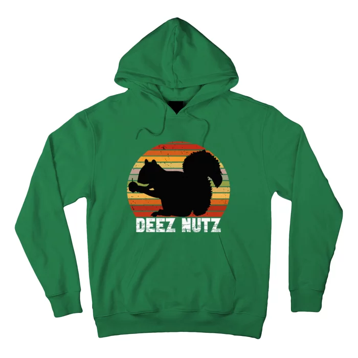 Deez Nutz Nutcracker Squirrel Gopher Chipmunk Hoodie