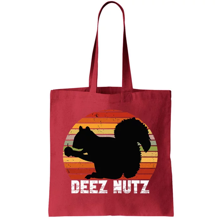 Deez Nutz Nutcracker Squirrel Gopher Chipmunk Tote Bag