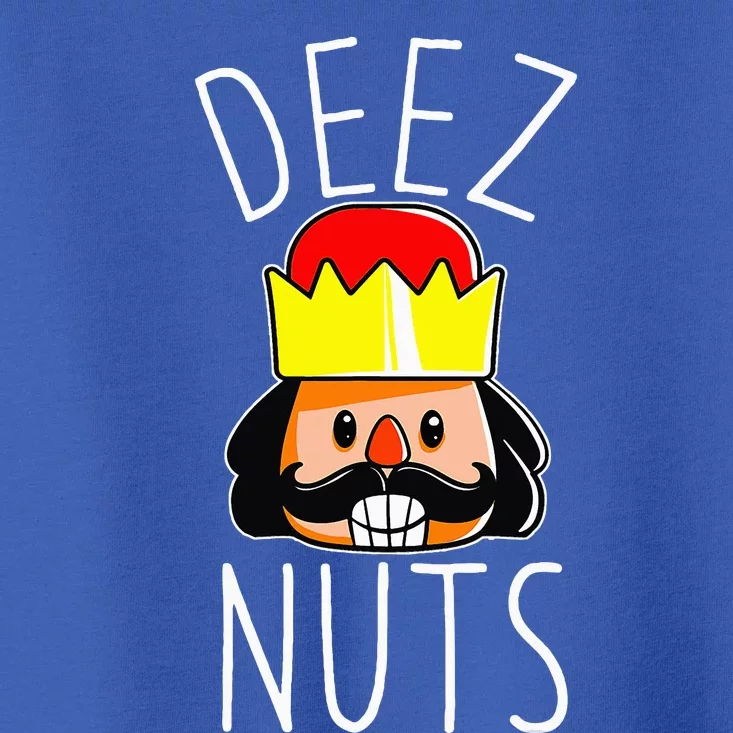 Deez Nuts Nutcracker Funny Christmas Nut Cracker Meme Toddler T-Shirt