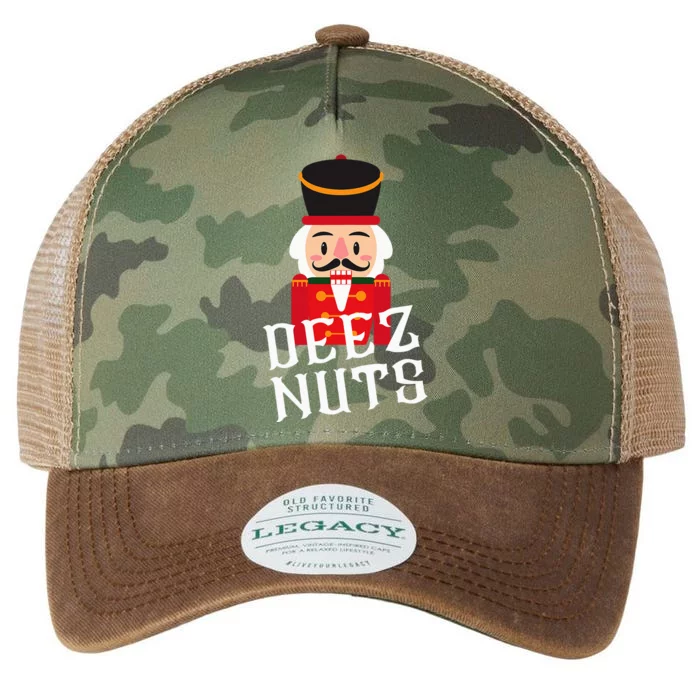 Deez Nuts Nutcracker Nut Wo Funny Christmas Pjs Legacy Tie Dye Trucker Hat