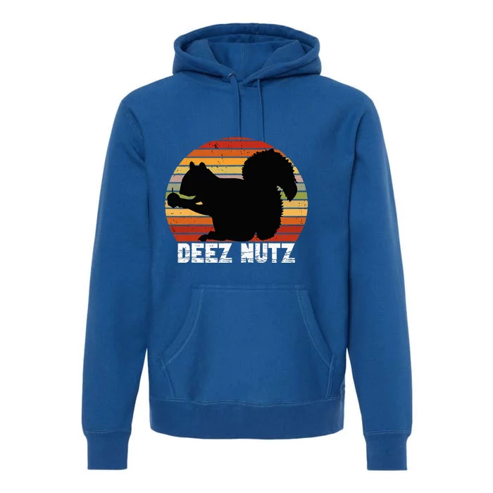 Deez Nutz Nutcracker Squirrel Gopher Chipmunk Dees Nuts Premium Hoodie