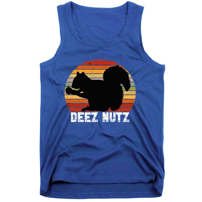 Deez Nutz Nutcracker Squirrel Gopher Chipmunk Dees Nuts Tank Top