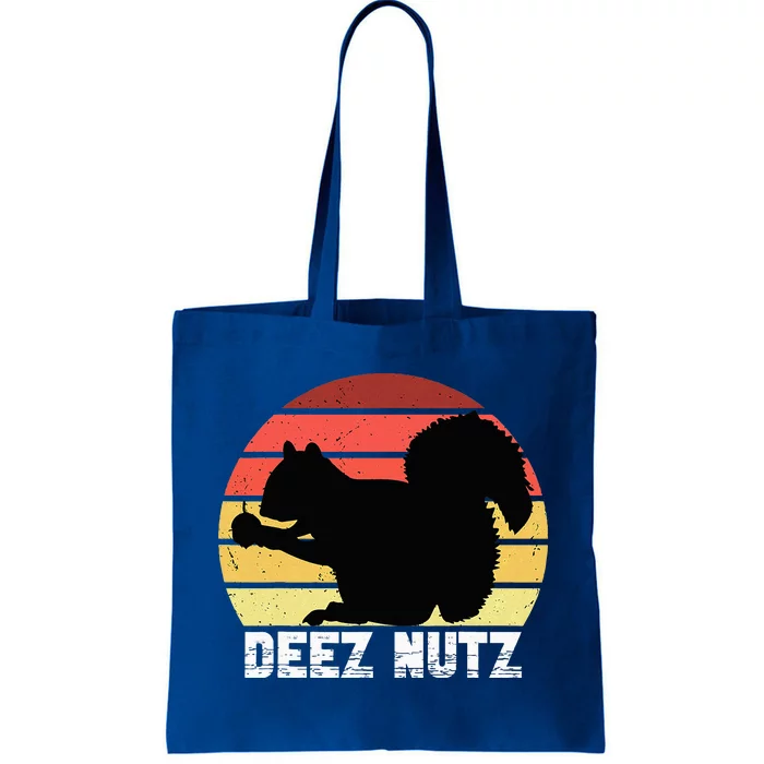 Deez Nutz Nutcracker Squirrel Gopher Chipmunk Dees Nuts Tote Bag