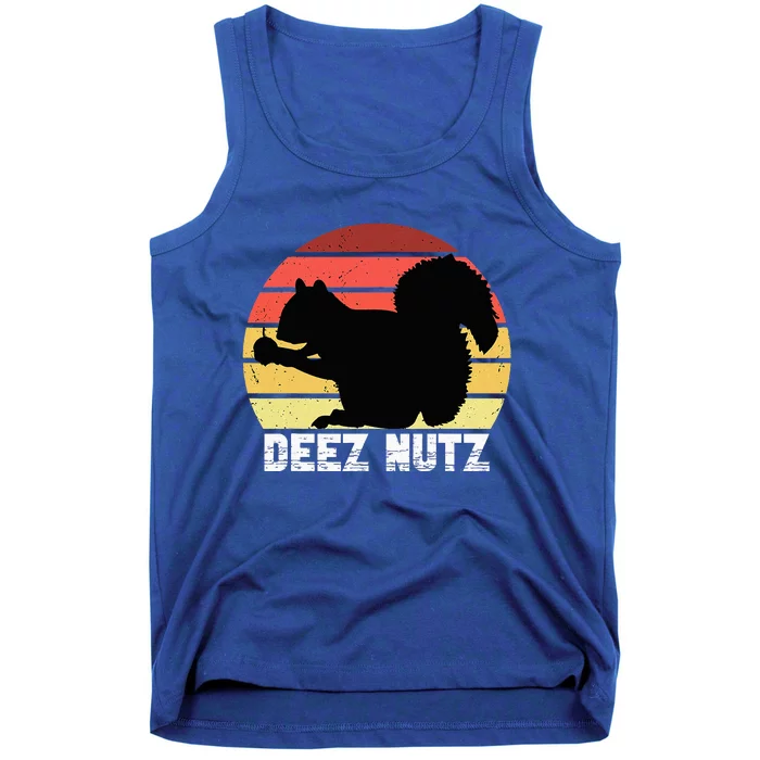 Deez Nutz Nutcracker Squirrel Gopher Chipmunk Dees Nuts Tank Top