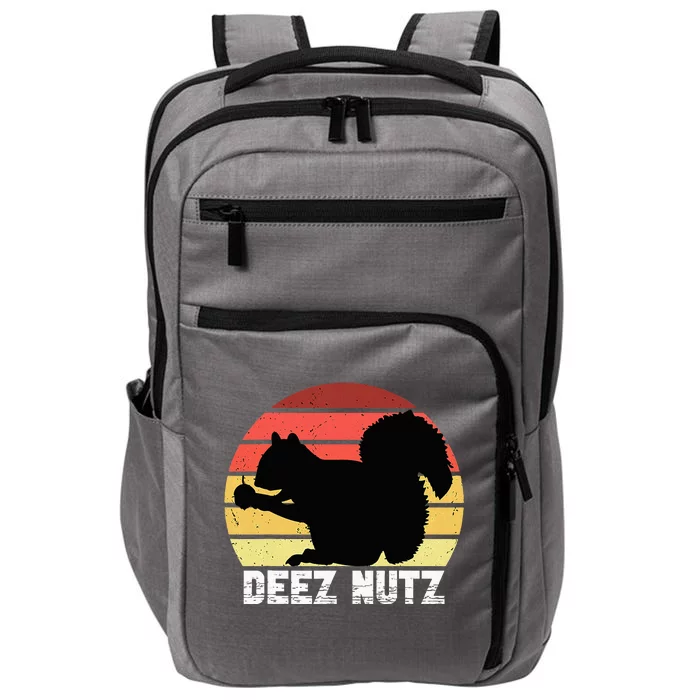 Deez Nutz Nutcracker Squirrel Gopher Chipmunk Dees Nuts Impact Tech Backpack