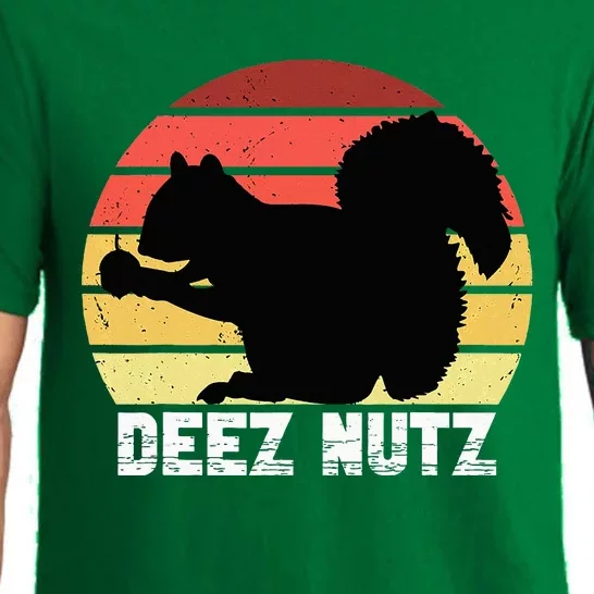 Deez Nutz Nutcracker Squirrel Gopher Chipmunk Dees Nuts Pajama Set