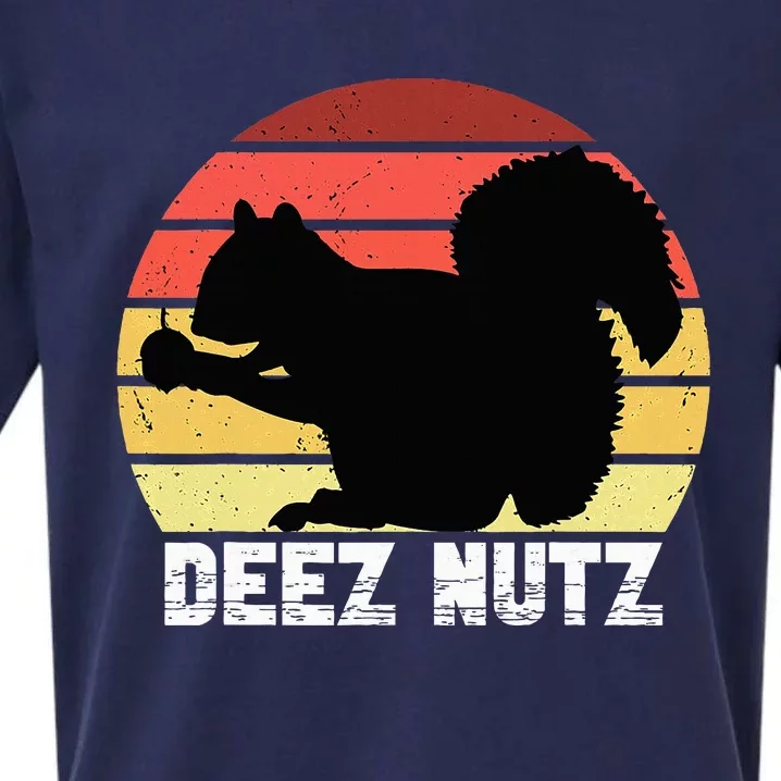 Deez Nutz Nutcracker Squirrel Gopher Chipmunk Dees Nuts Sueded Cloud Jersey T-Shirt