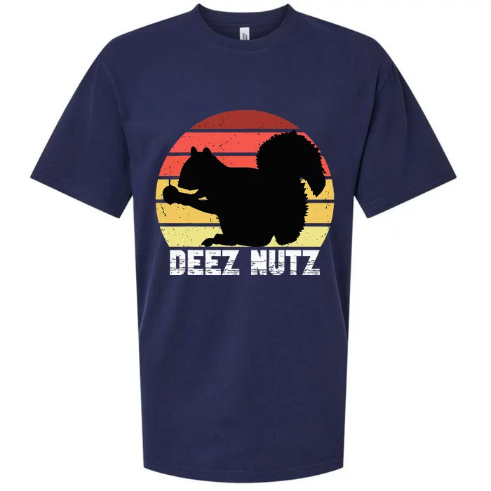 Deez Nutz Nutcracker Squirrel Gopher Chipmunk Dees Nuts Sueded Cloud Jersey T-Shirt