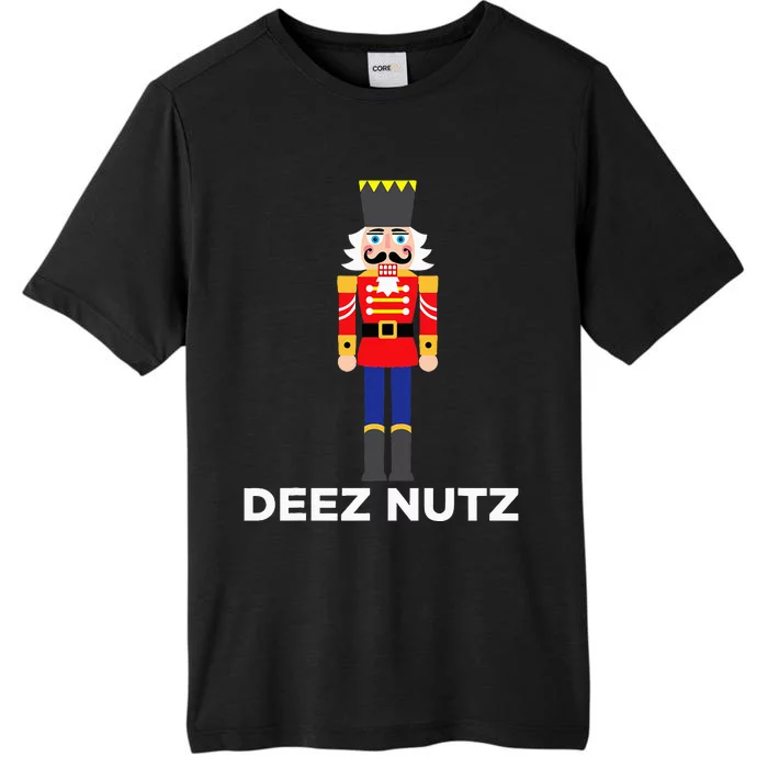 Deez Nutz Nutcracker Ugly Christmas Sweater ChromaSoft Performance T-Shirt