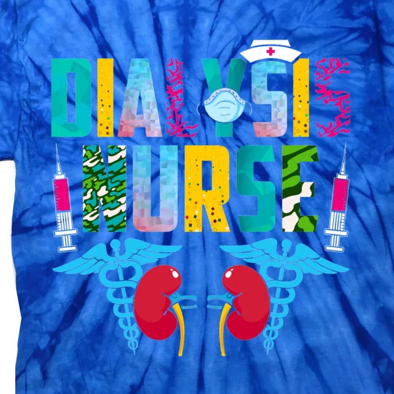 Dialysis Nurse Nephrology Nurse Neys Student Medical Gift Tie-Dye T-Shirt