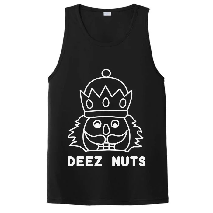 Deez Nuts Nutcracker Funny Christmas Performance Tank