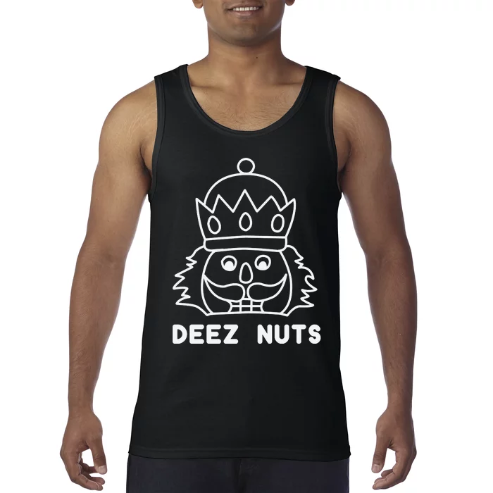 Deez Nuts Nutcracker Funny Christmas Tank Top