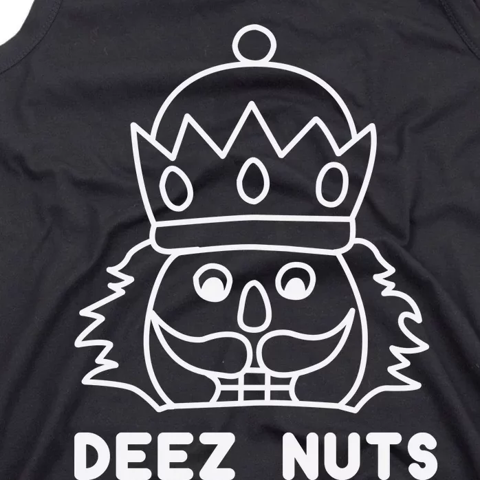 Deez Nuts Nutcracker Funny Christmas Tank Top