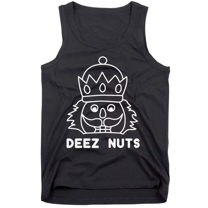 Deez Nuts Nutcracker Funny Christmas Tank Top