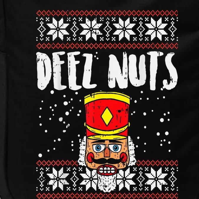 Deez Nuts Nutcracker Funny Ugly Christmas Sweater Impact Tech Backpack