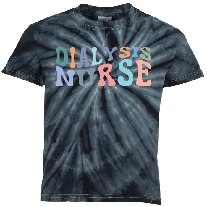 Dialysis Nurse Nephrology Nursing Registered Nurse RN Kids Tie-Dye T-Shirt